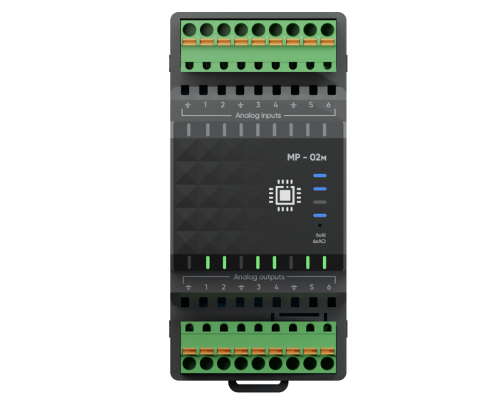 Модуль расширения Цинтрон МР-02м 6xAI 6xAO